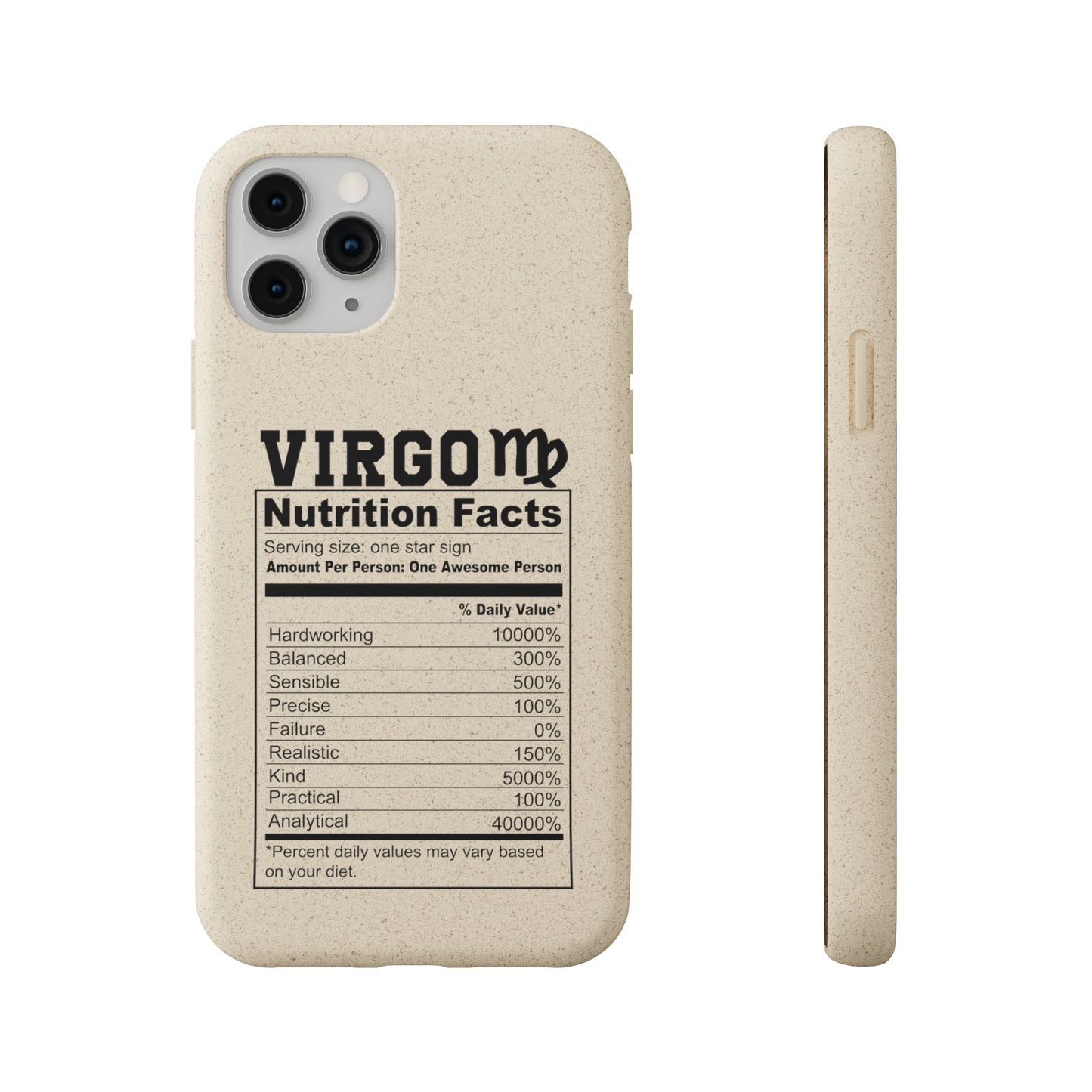 Virgo Ingredients Biodegradable Phone Case