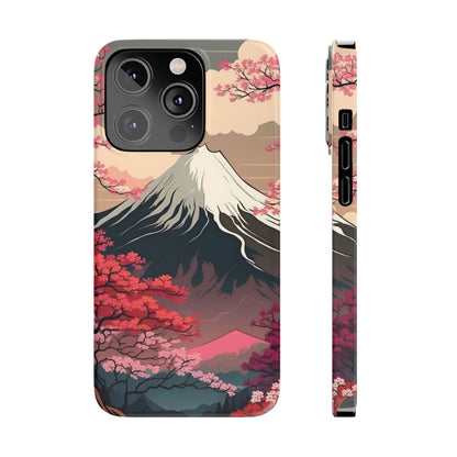 Japan Mountain V2! Slim iPhone Cases