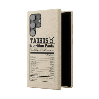 Taurus Ingredients Biodegradable Phone Case