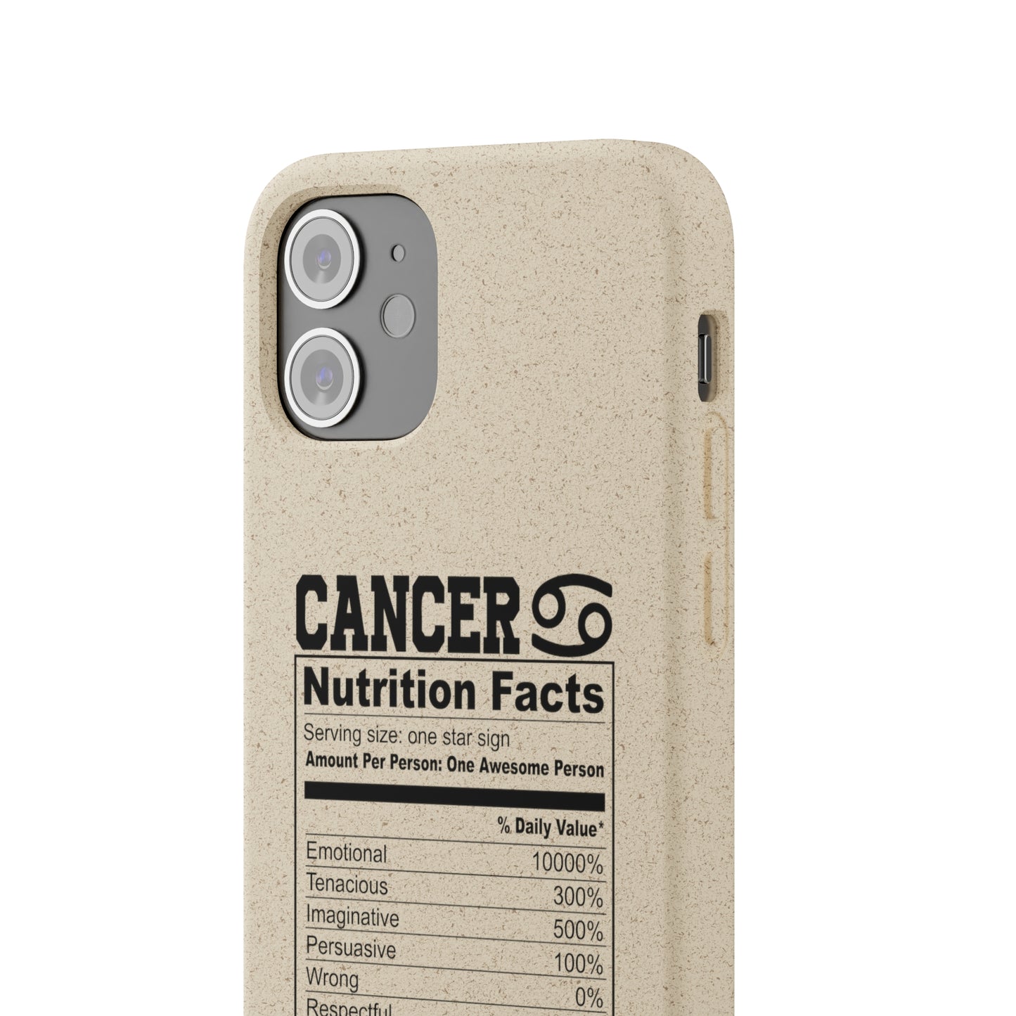 Zodiac Ingredients Biodegradable Phone Case