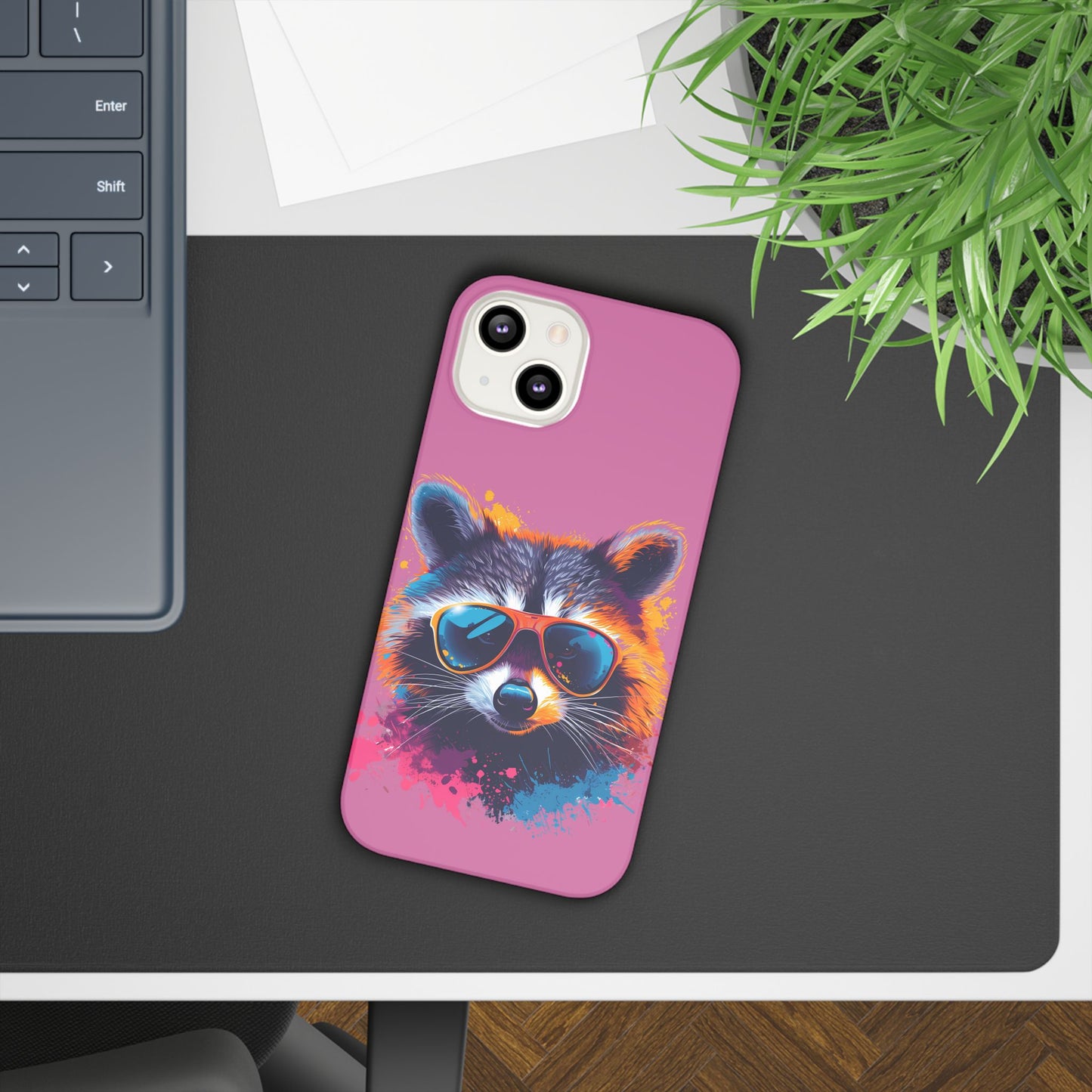 Lux Slim Cases -  " Cool Racoon V2"