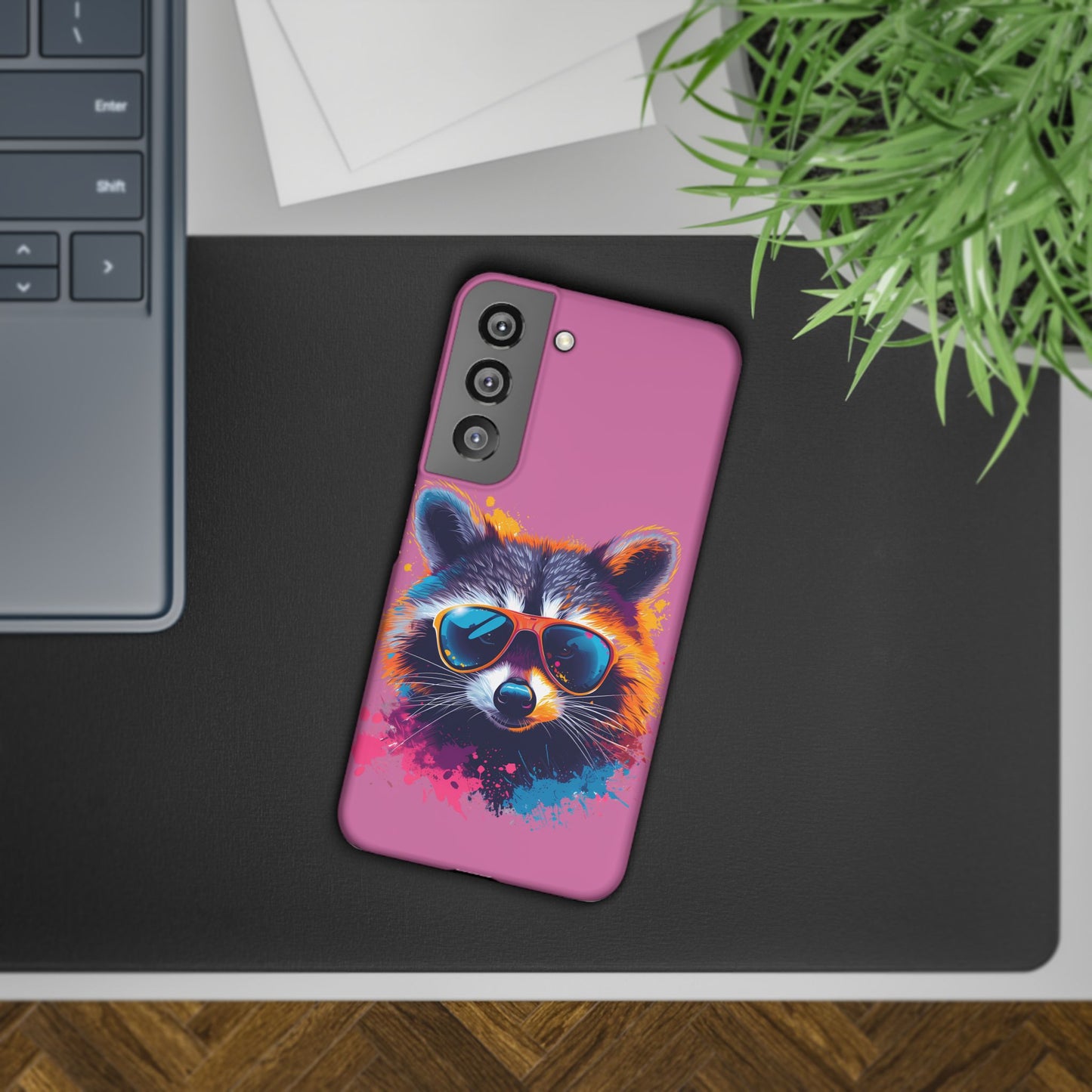 Lux Slim Cases -  " Cool Racoon V2"