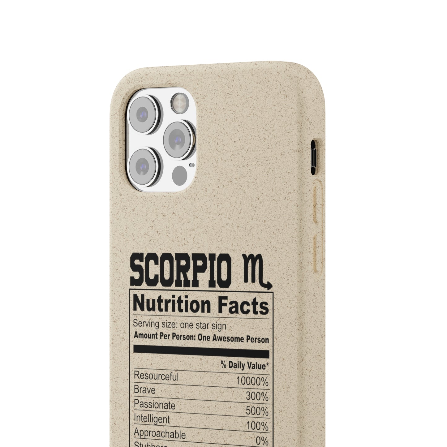 Zodiac Ingredients Biodegradable Phone Case