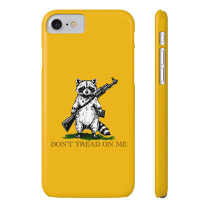 Racoon Freedom Design Slim Phone Case