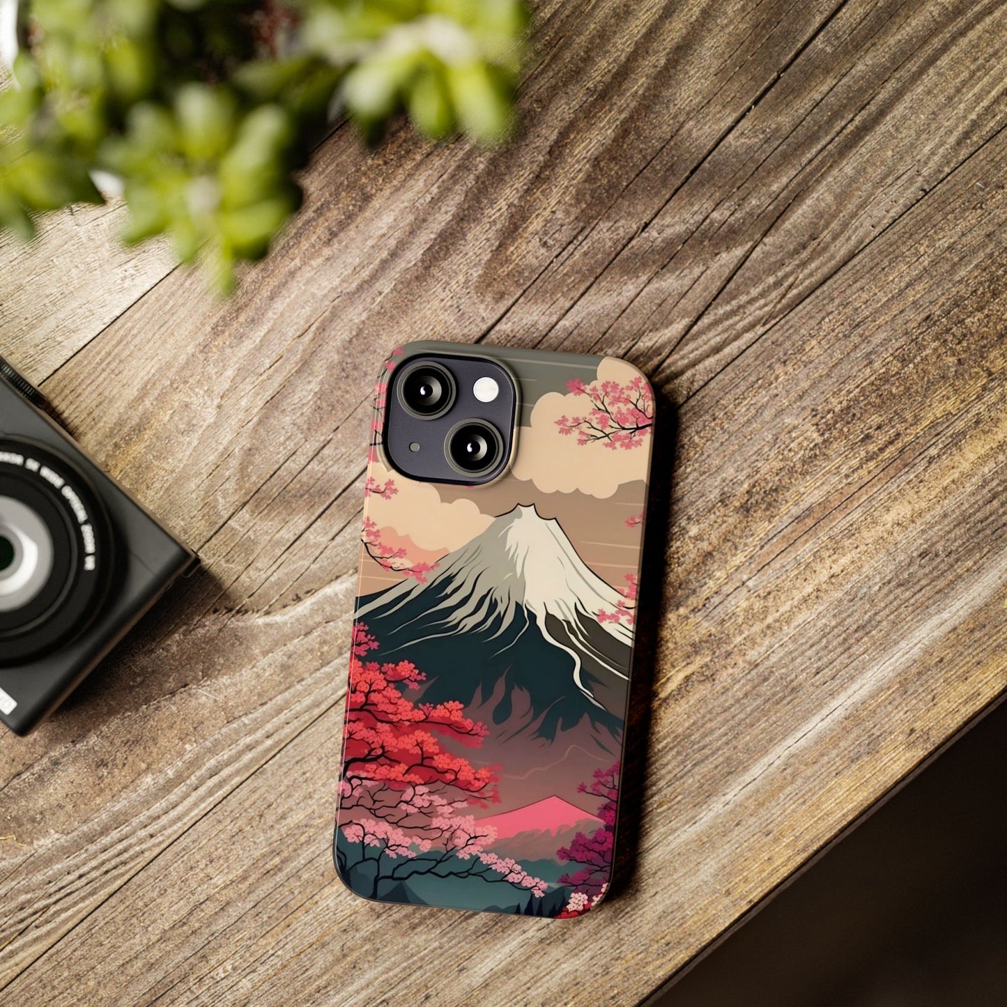 Japan Mountain V2! Slim iPhone Cases