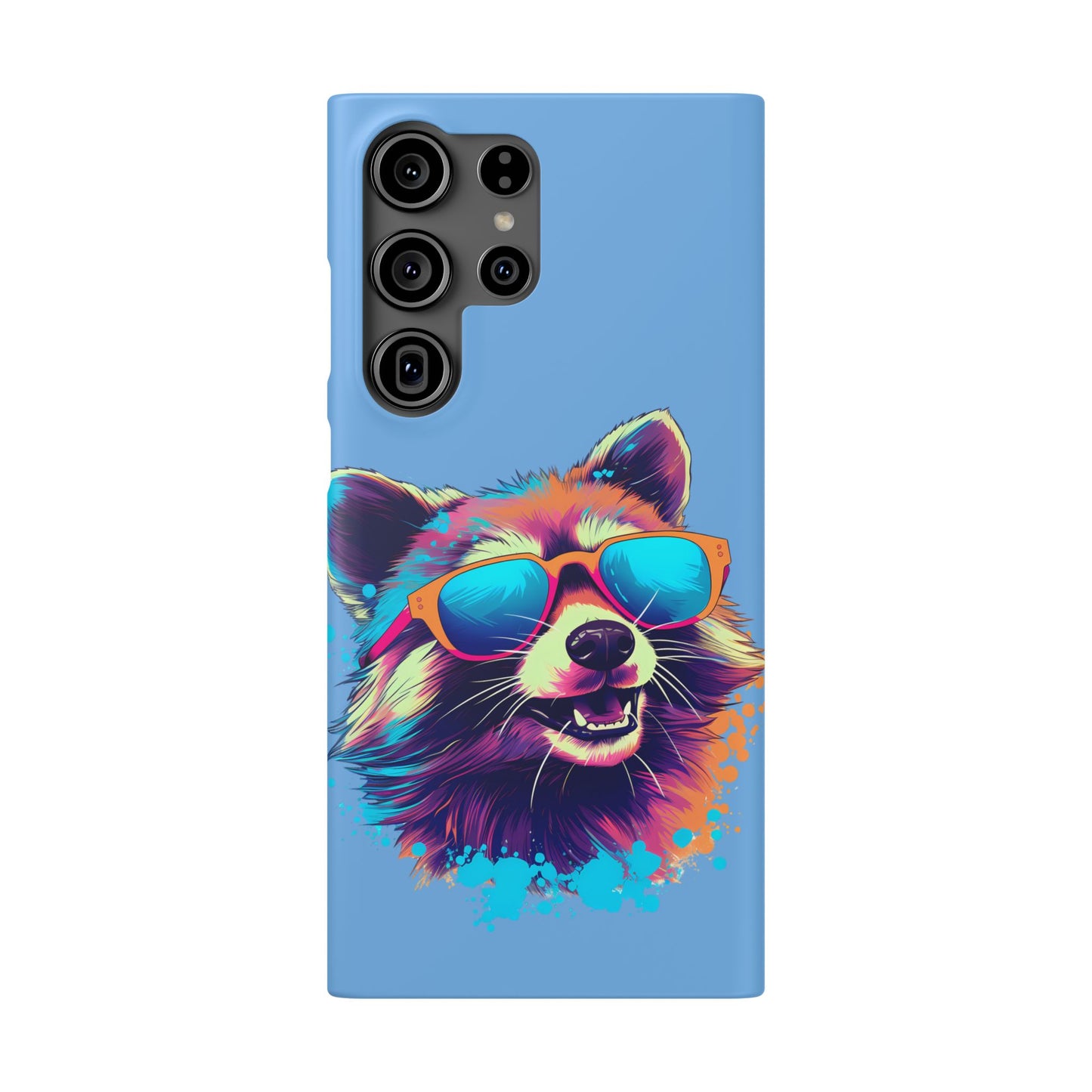 Lux Slim Cases -  " Cool Racoon"