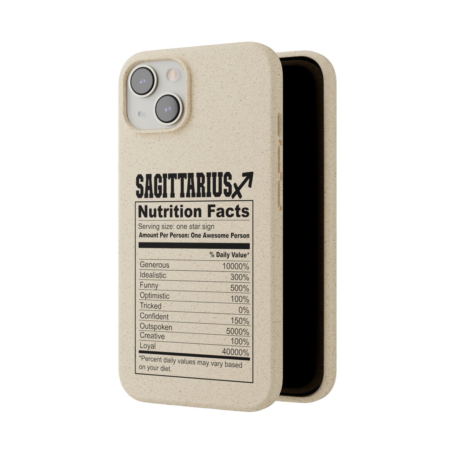 Zodiac Ingredients Biodegradable Phone Case