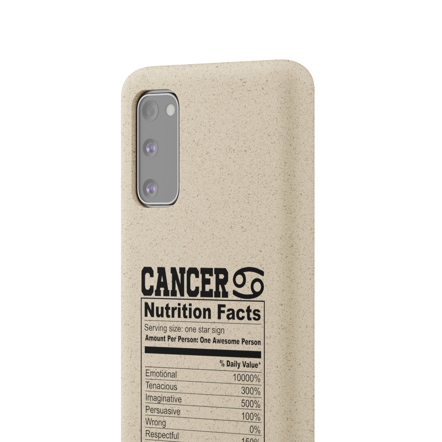 Zodiac Ingredients Biodegradable Phone Case