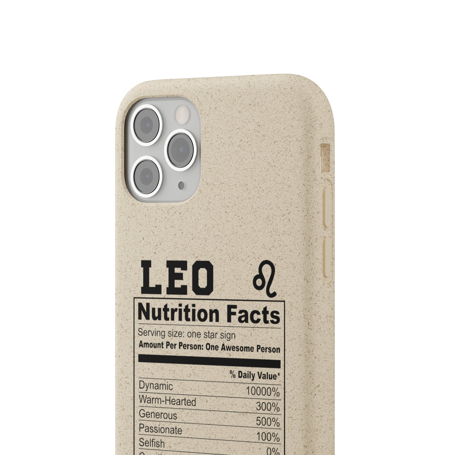 Zodiac Ingredients Biodegradable Phone Case