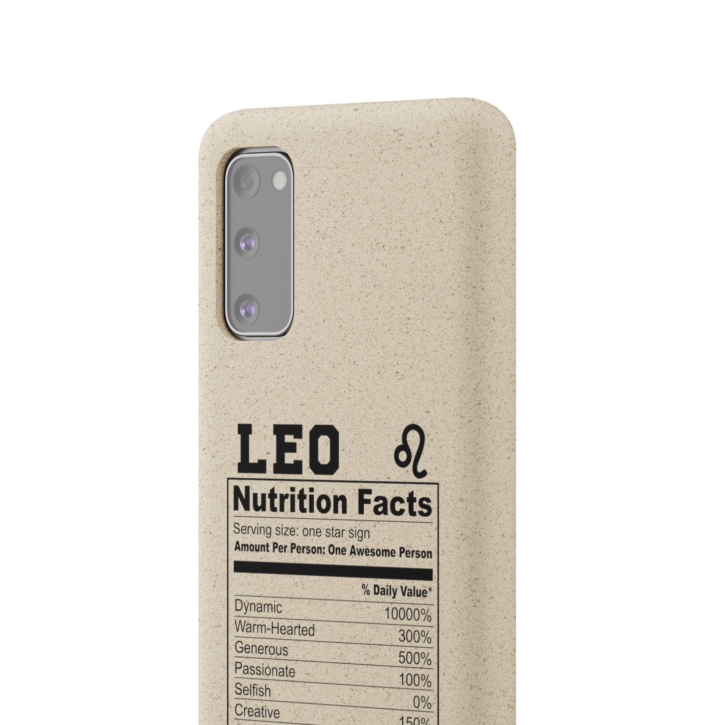 Zodiac Ingredients Biodegradable Phone Case