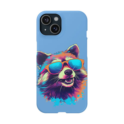 Lux Slim Cases -  " Cool Racoon"