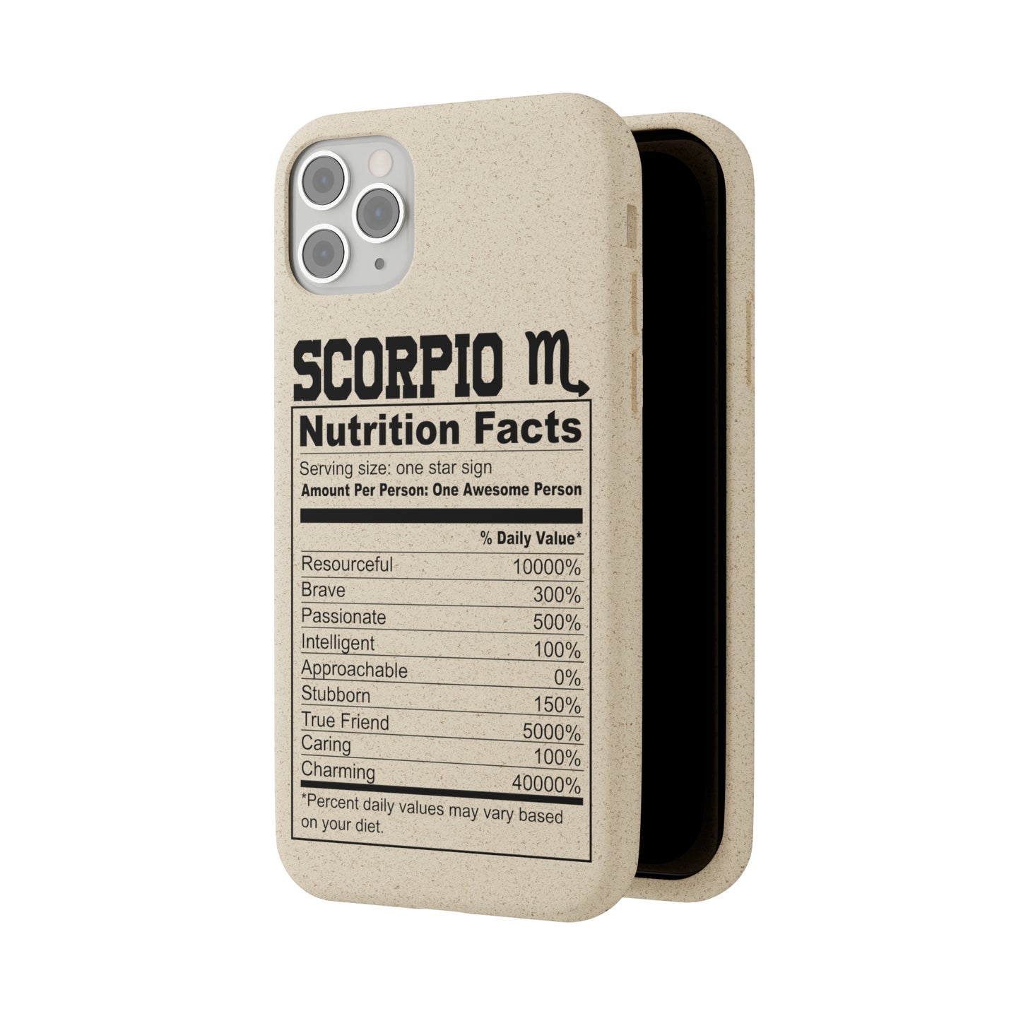 Zodiac Ingredients Biodegradable Phone Case