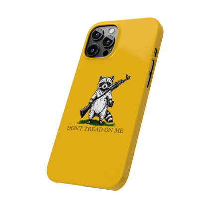 Racoon Freedom Design Slim Phone Case