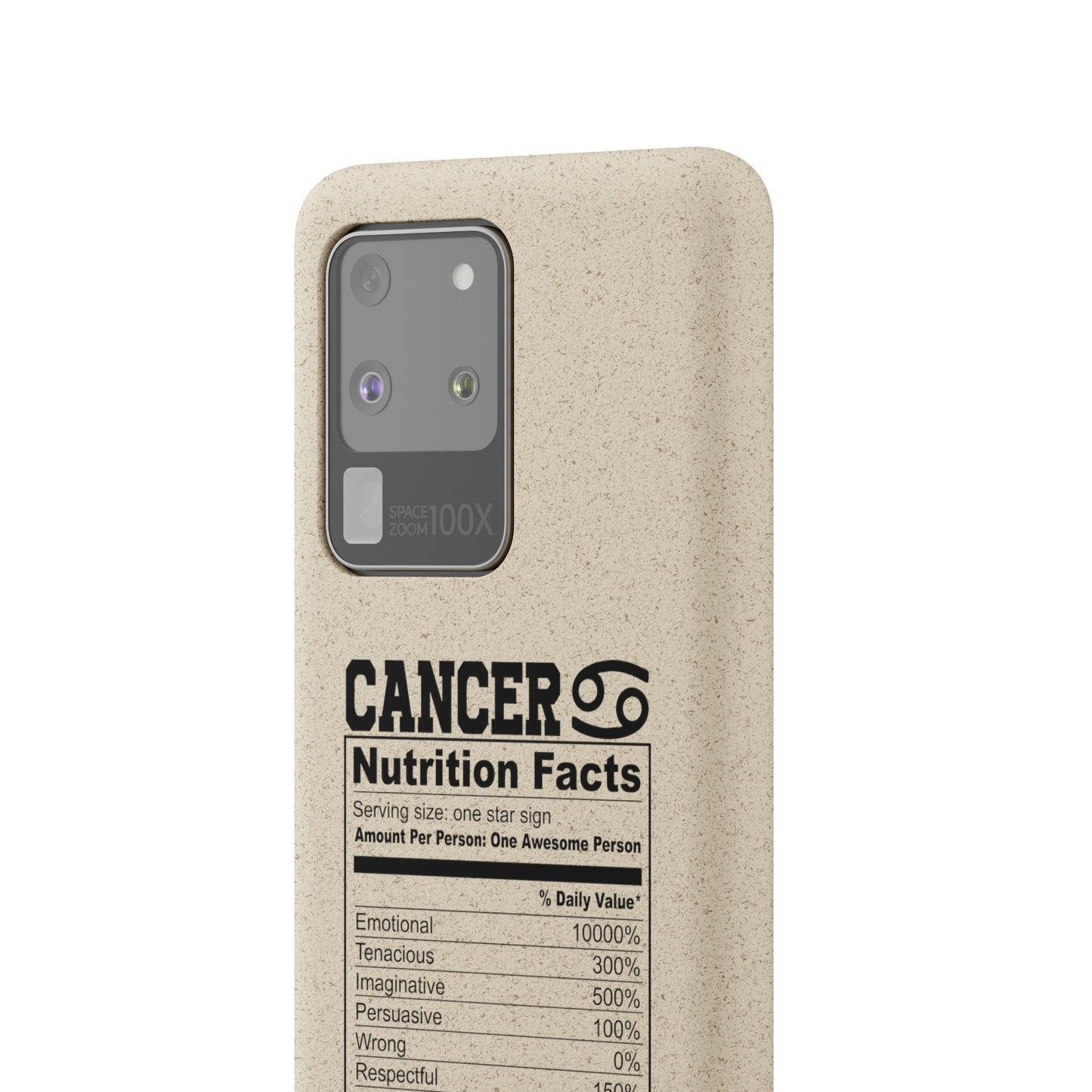 Zodiac Ingredients Biodegradable Phone Case