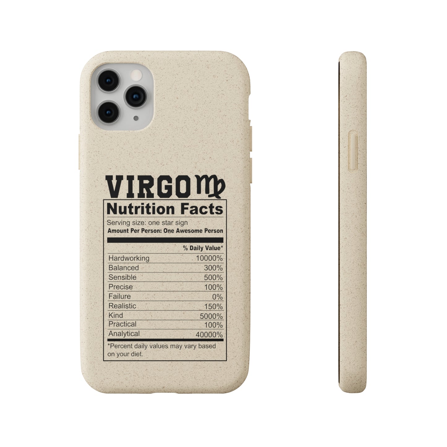 Virgo Ingredients Biodegradable Phone Case