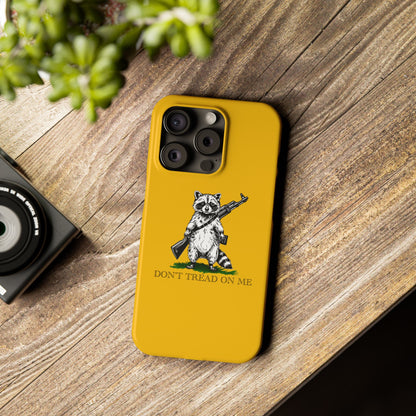 Racoon Freedom Design Slim Phone Case