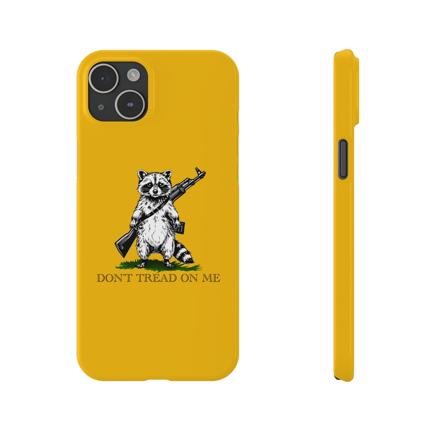 Racoon Freedom Design Slim Phone Case