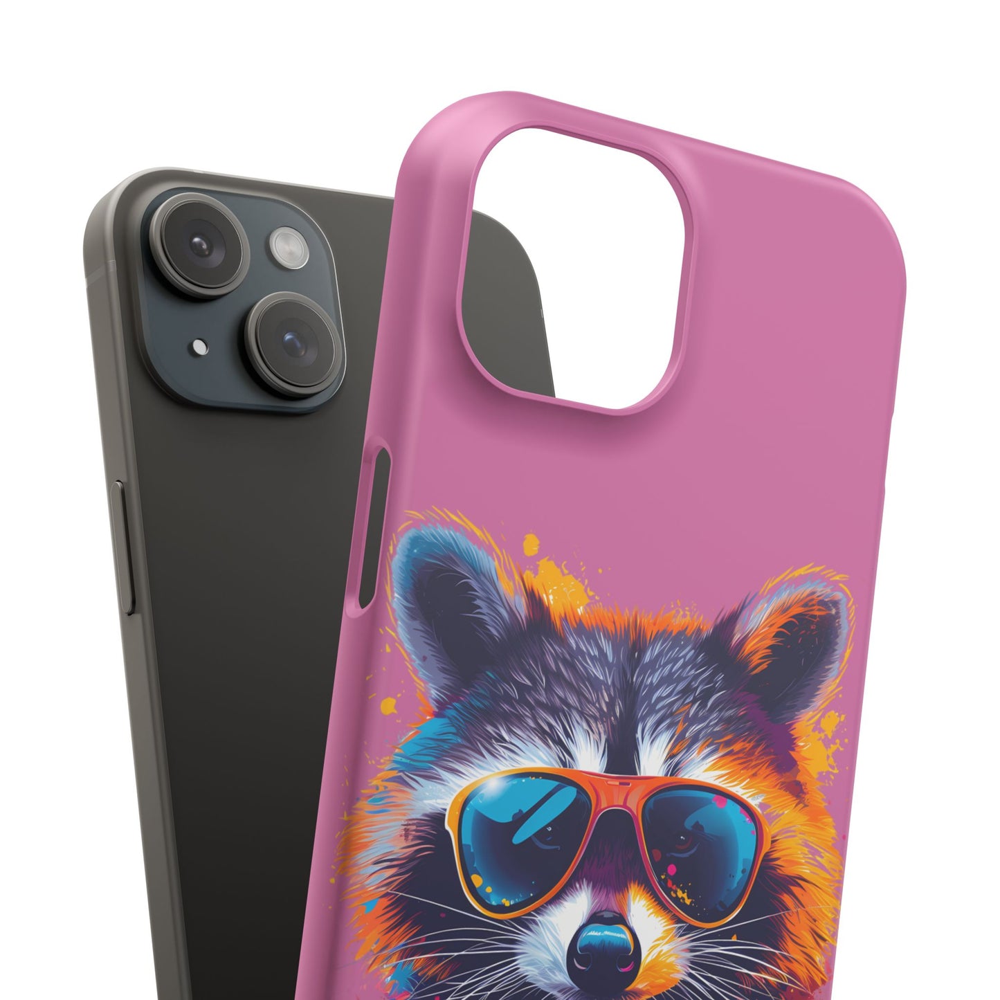 Lux Slim Cases -  " Cool Racoon V2"