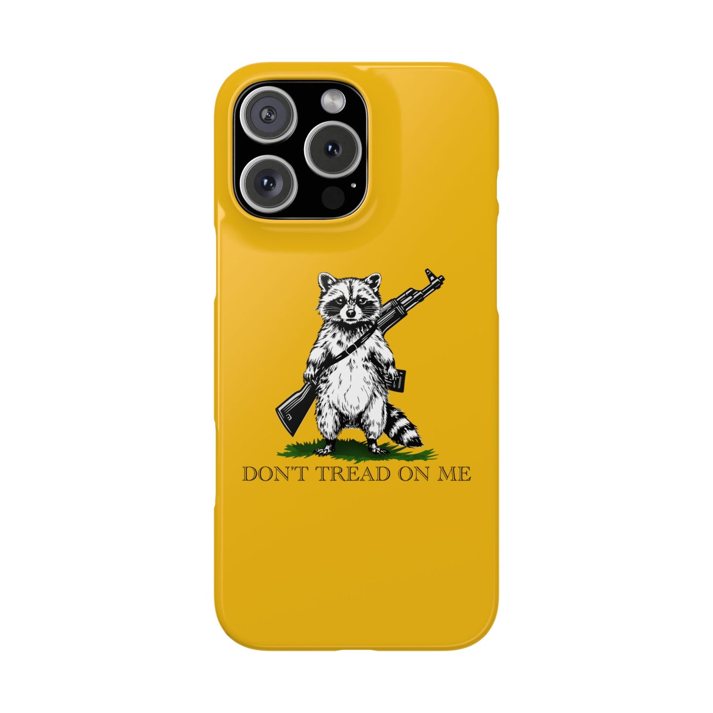 Racoon Freedom Design Slim Phone Case