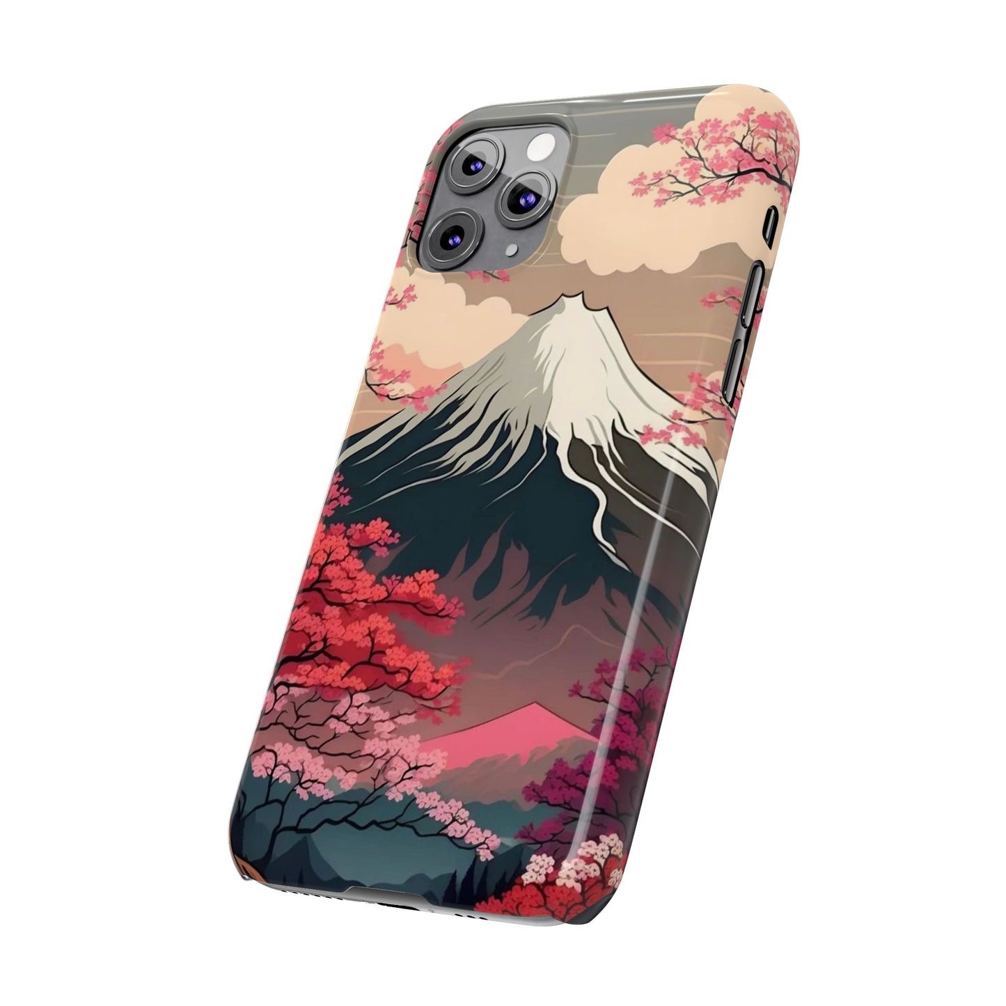 Japan Mountain V2! Slim iPhone Cases