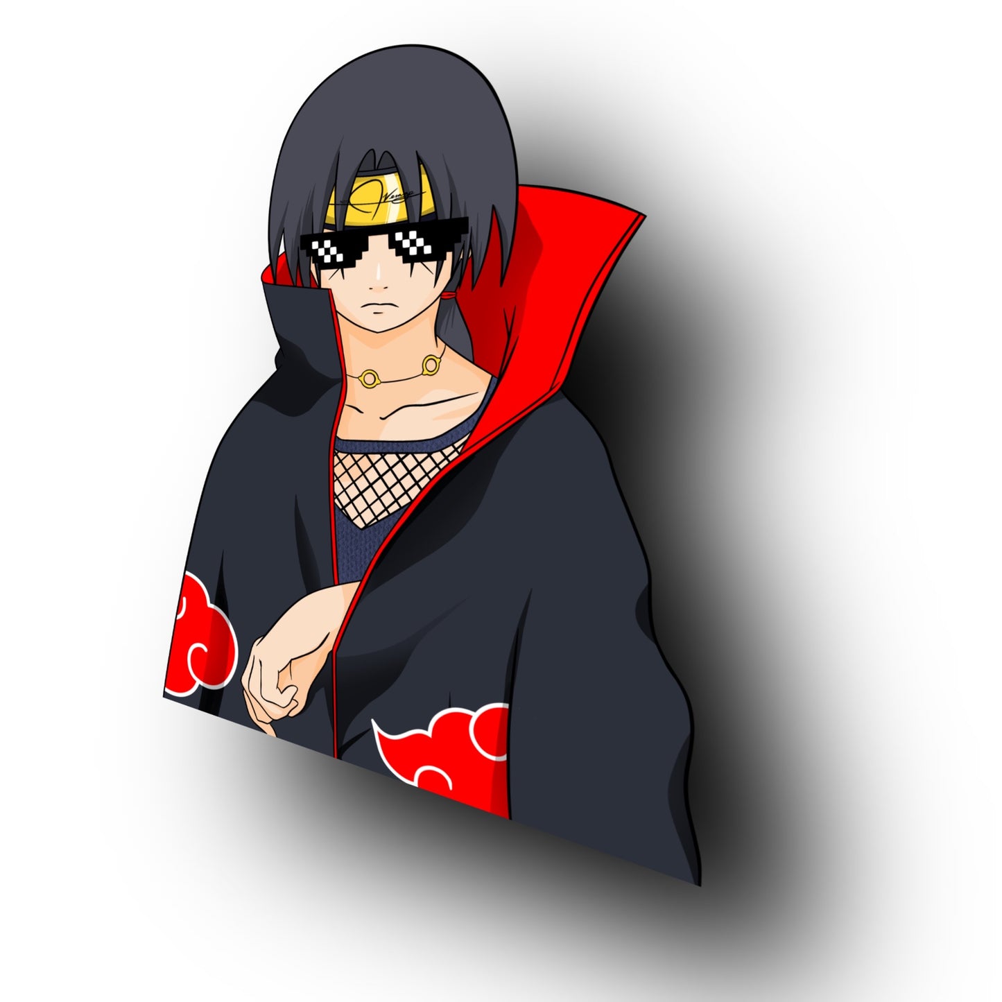 Premium Stickers! Itachi Thug Life - Spot Holo