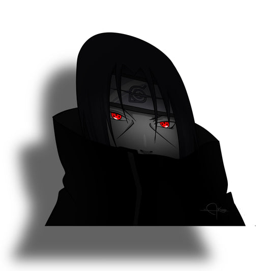 Premium Stickers! Itachi Black Series - Spot Holo