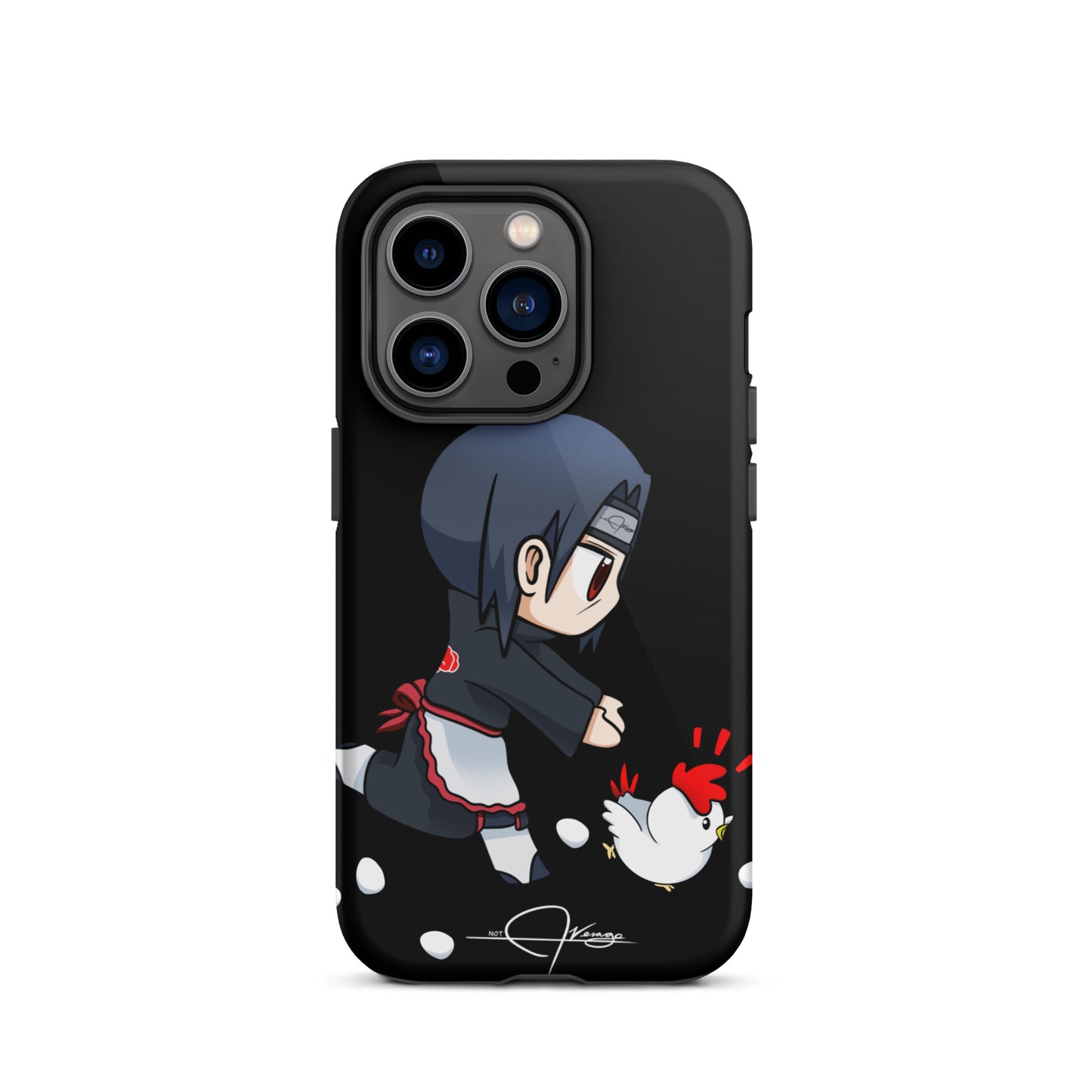 Tough iPhone case Original Chasing Chicken V2 Design by Mel