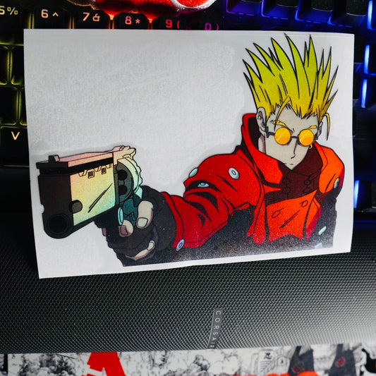 Specialty Vash Holographic Sticker