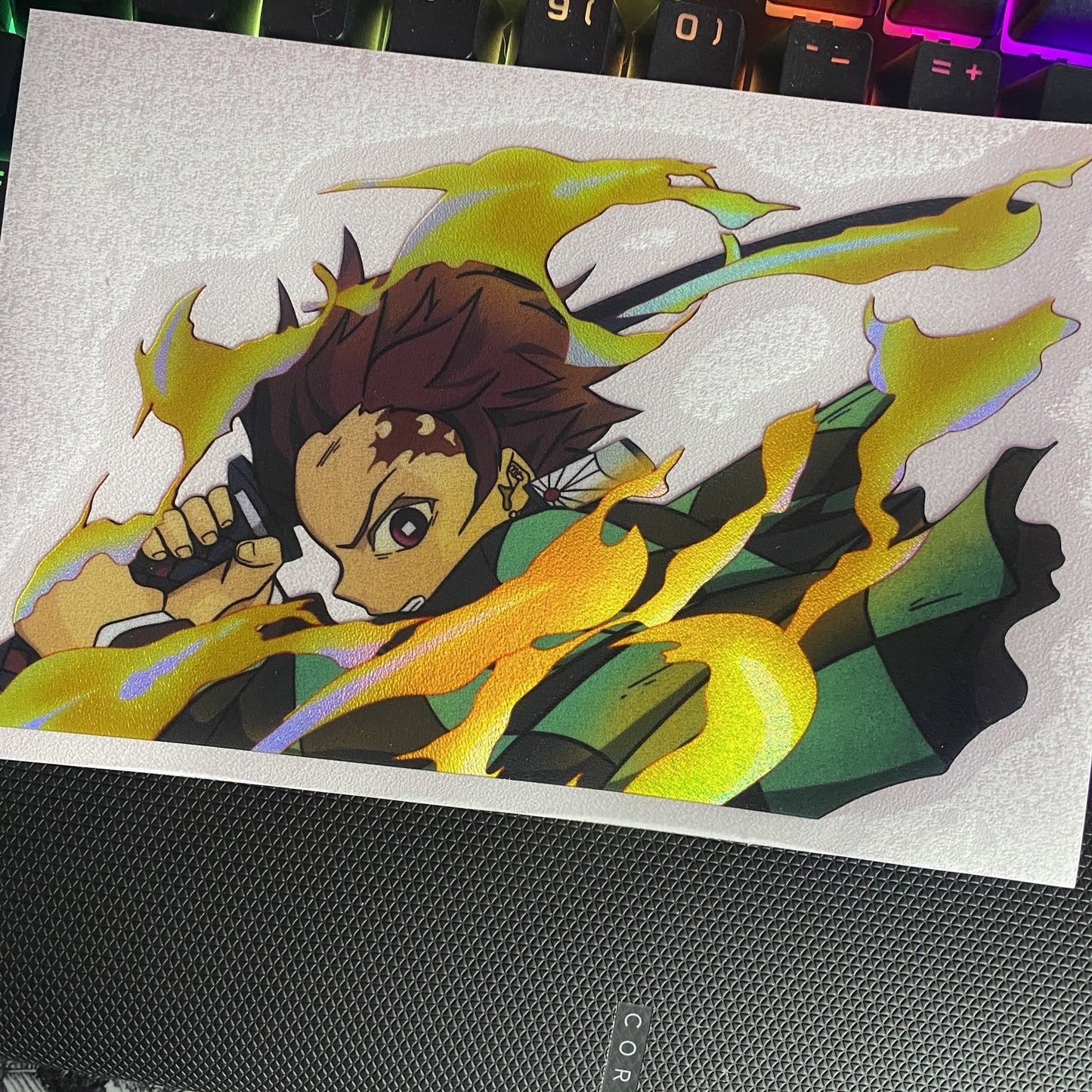 Specialty Holographic Brother Sword Sticker