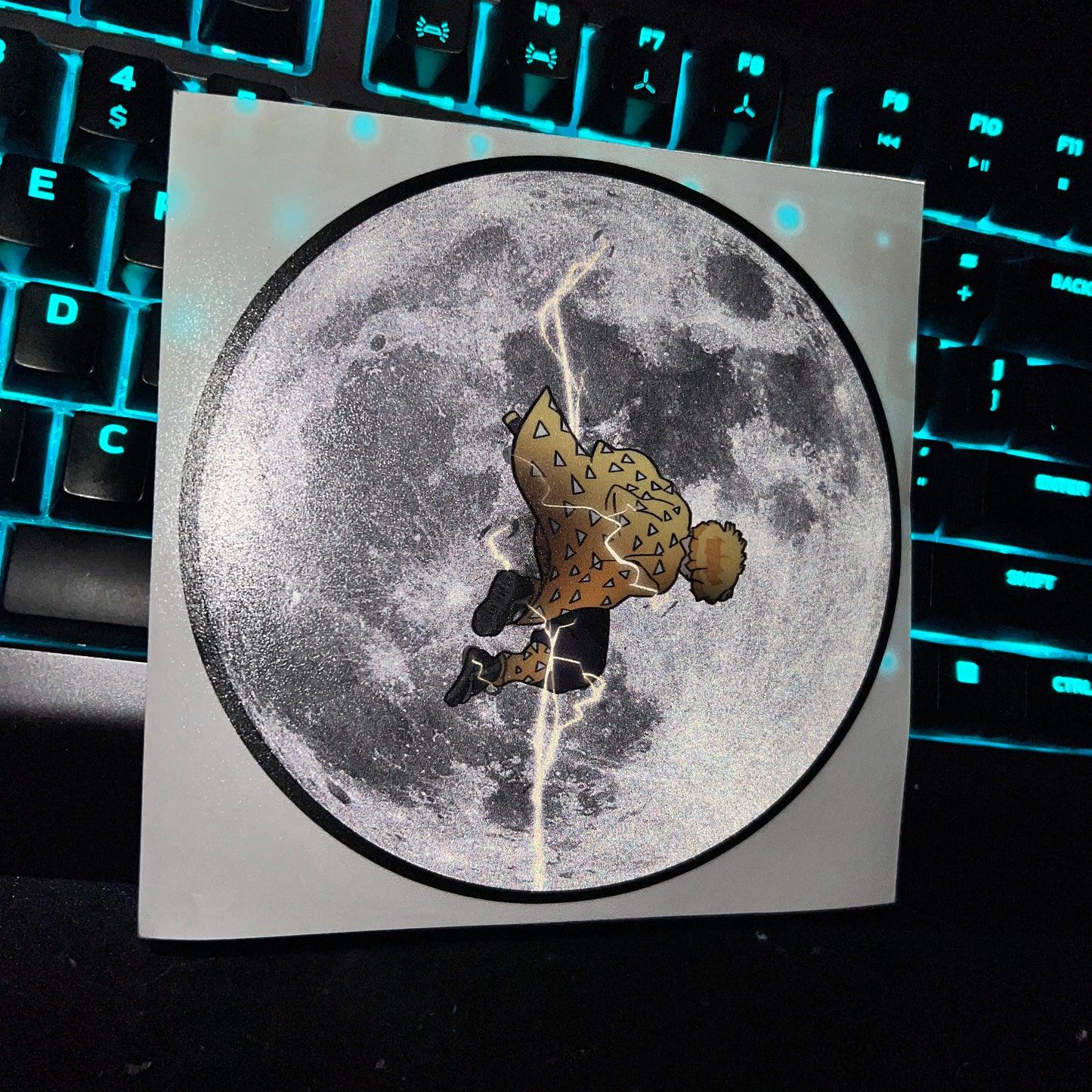 Thunder Moon Reflective Sticker !