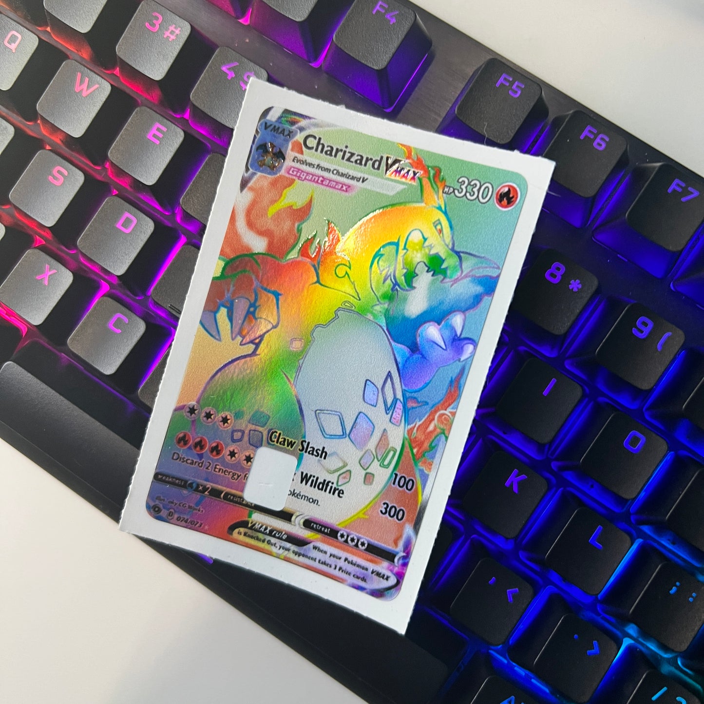 EX Dragon UV Holo Rectangle Sticker!