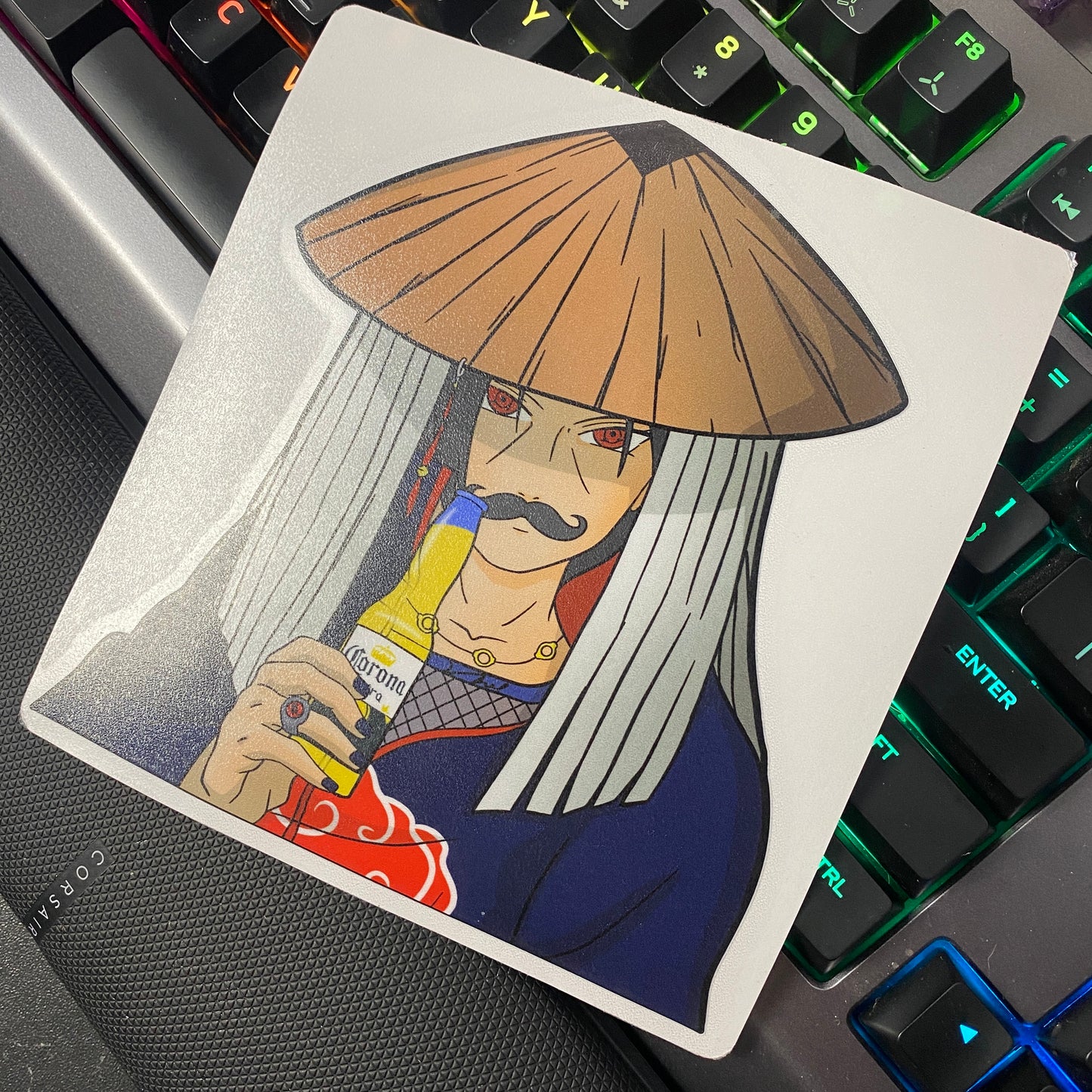 Corona Itachi - Collab Premium Sticker