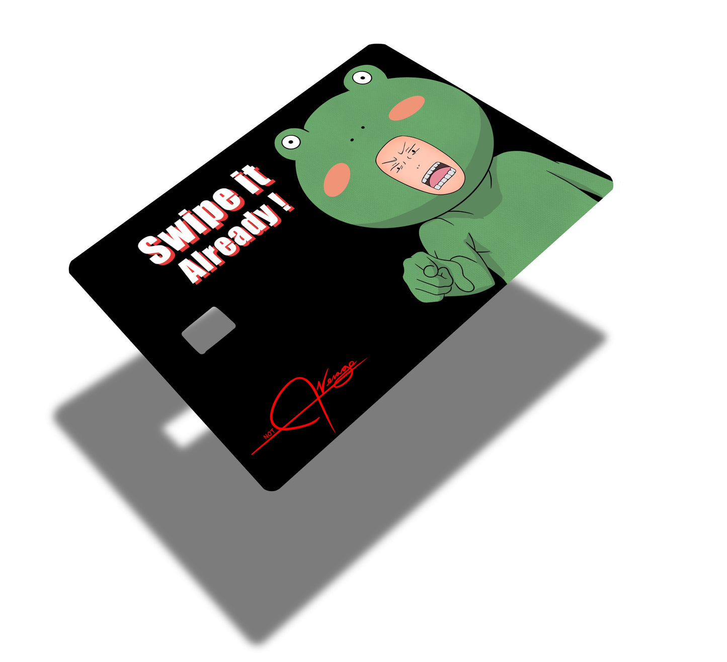 Swipe It! Frog ! Rectangle Sticker!