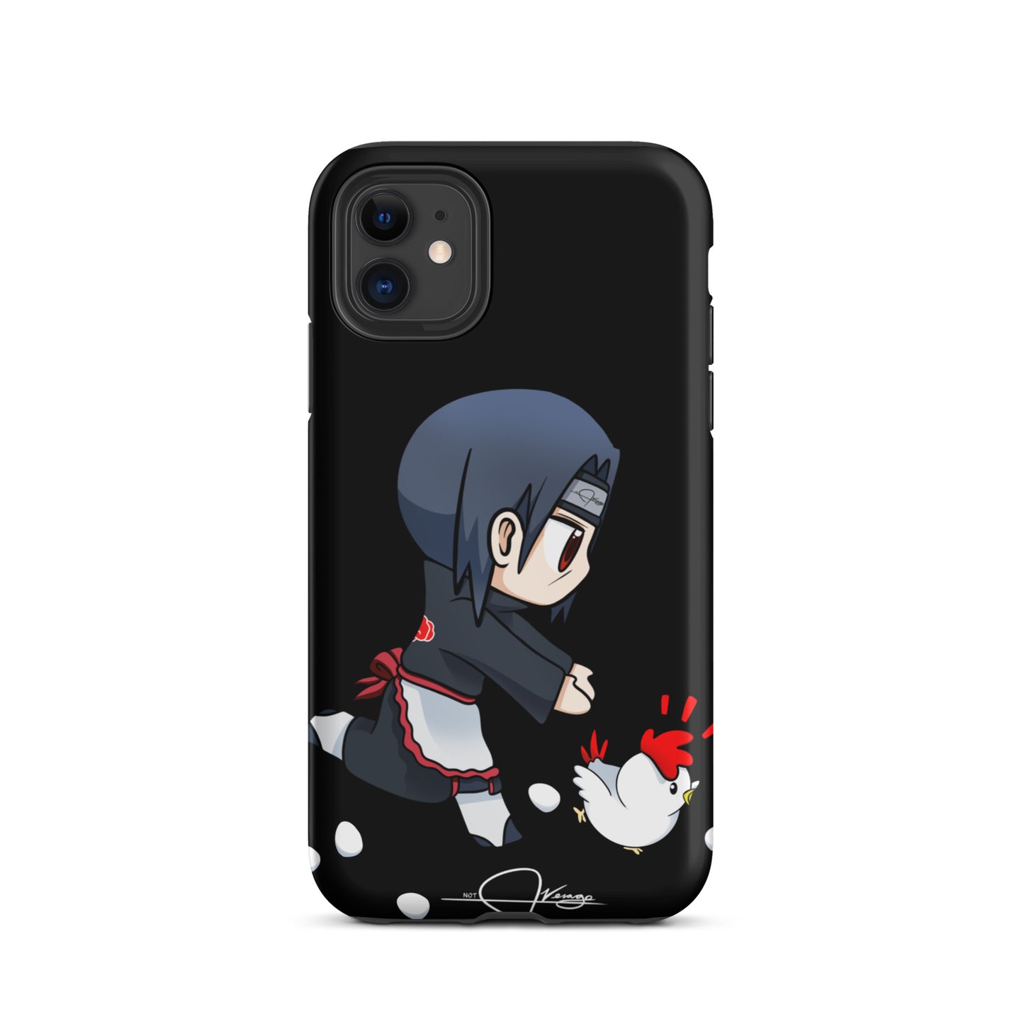 Tough iPhone case Original Chasing Chicken V2 Design by Mel