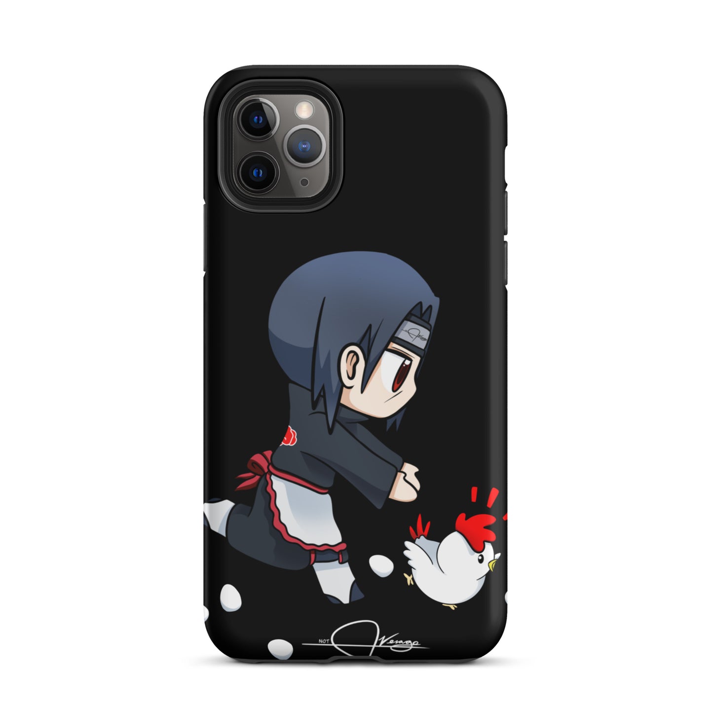 Tough iPhone case Original Chasing Chicken V2 Design by Mel