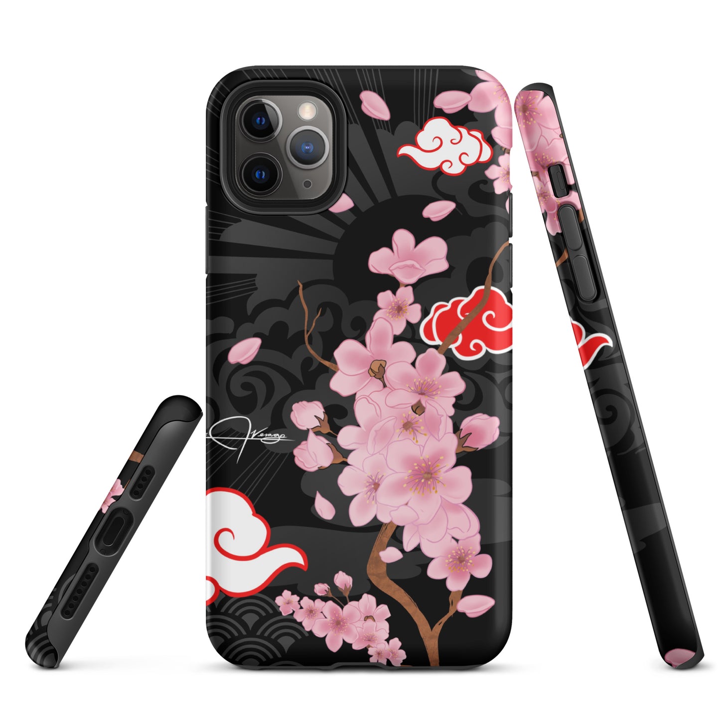 Japanese Blossom Clouds - Tough iPhone case