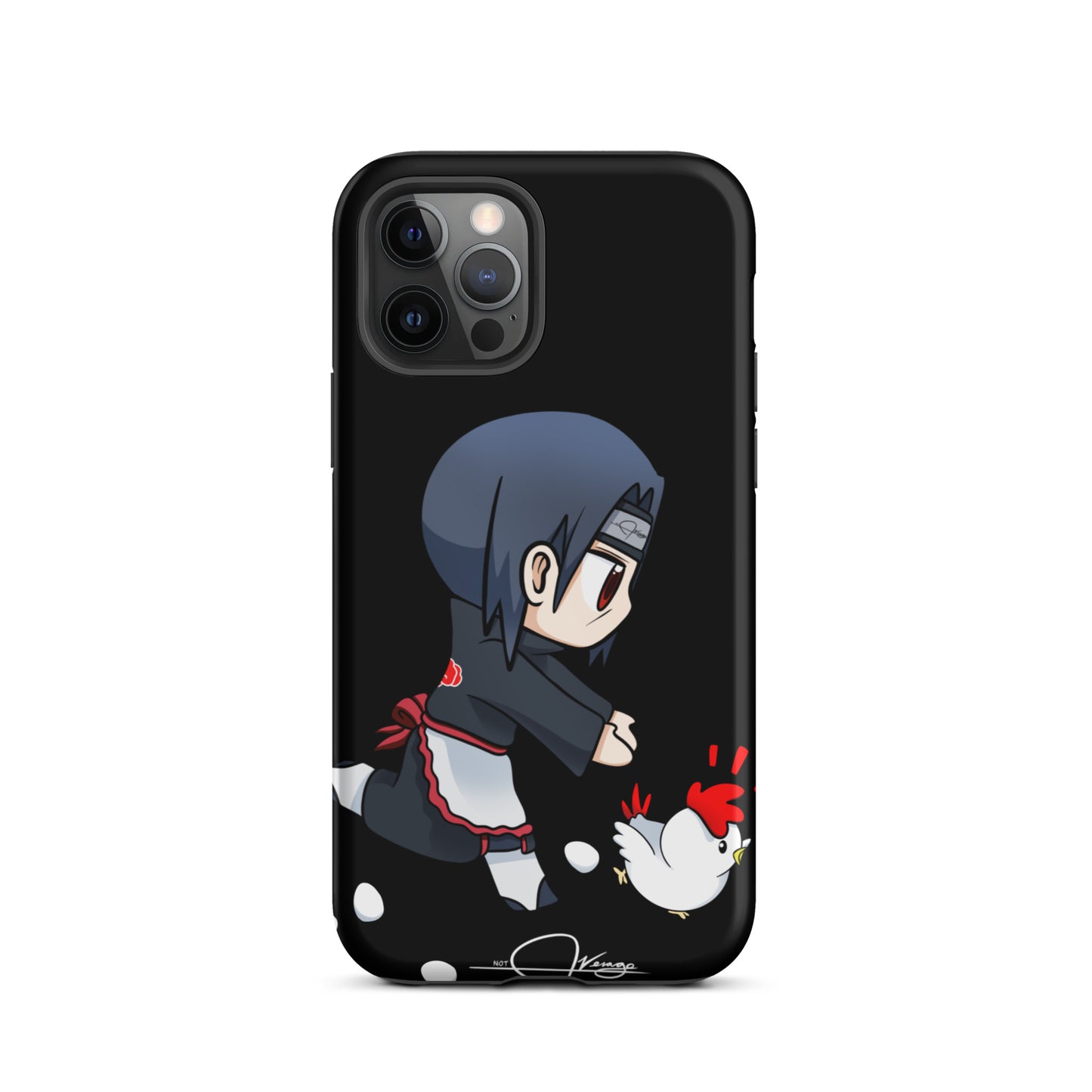 Tough iPhone case Original Chasing Chicken V2 Design by Mel