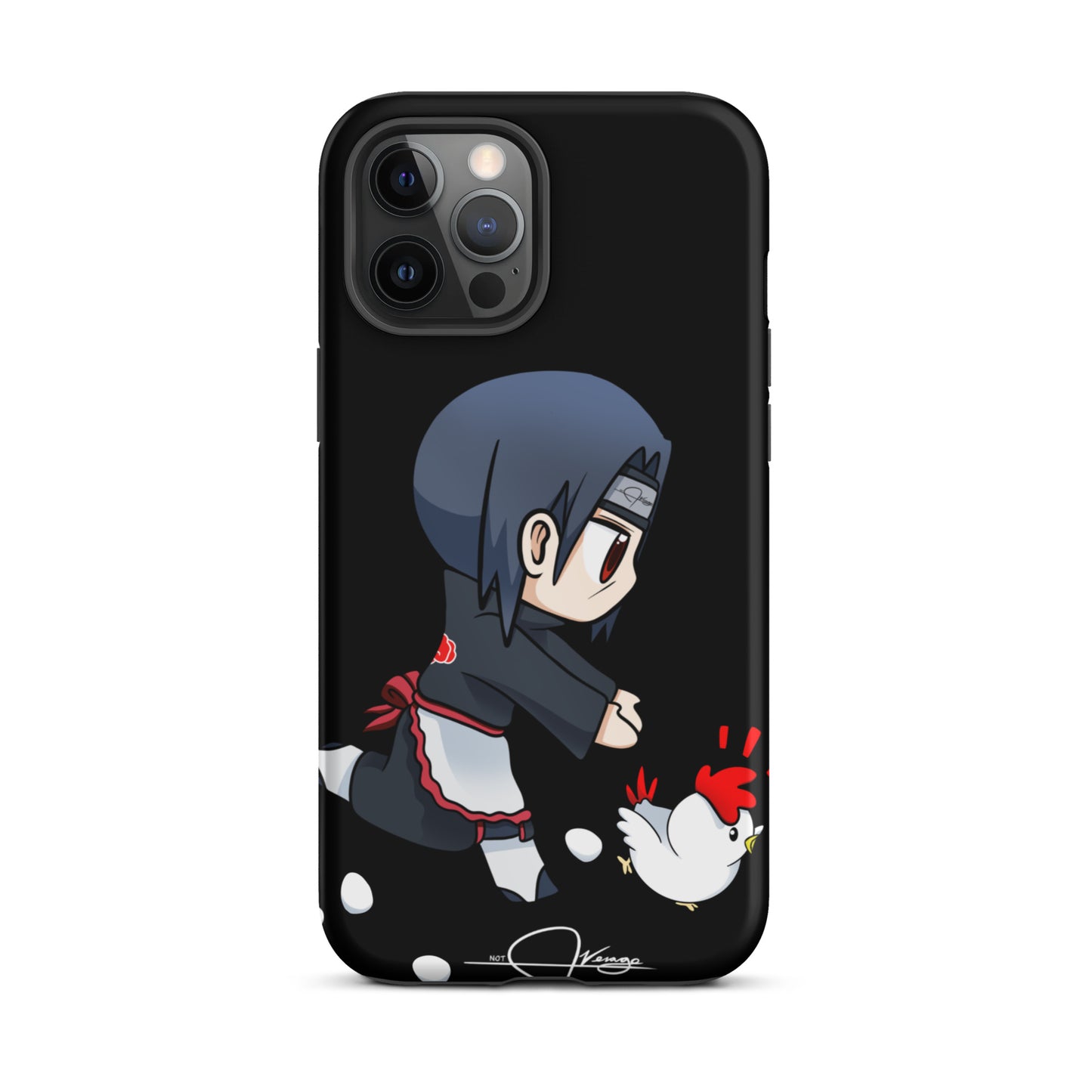 Tough iPhone case Original Chasing Chicken V2 Design by Mel