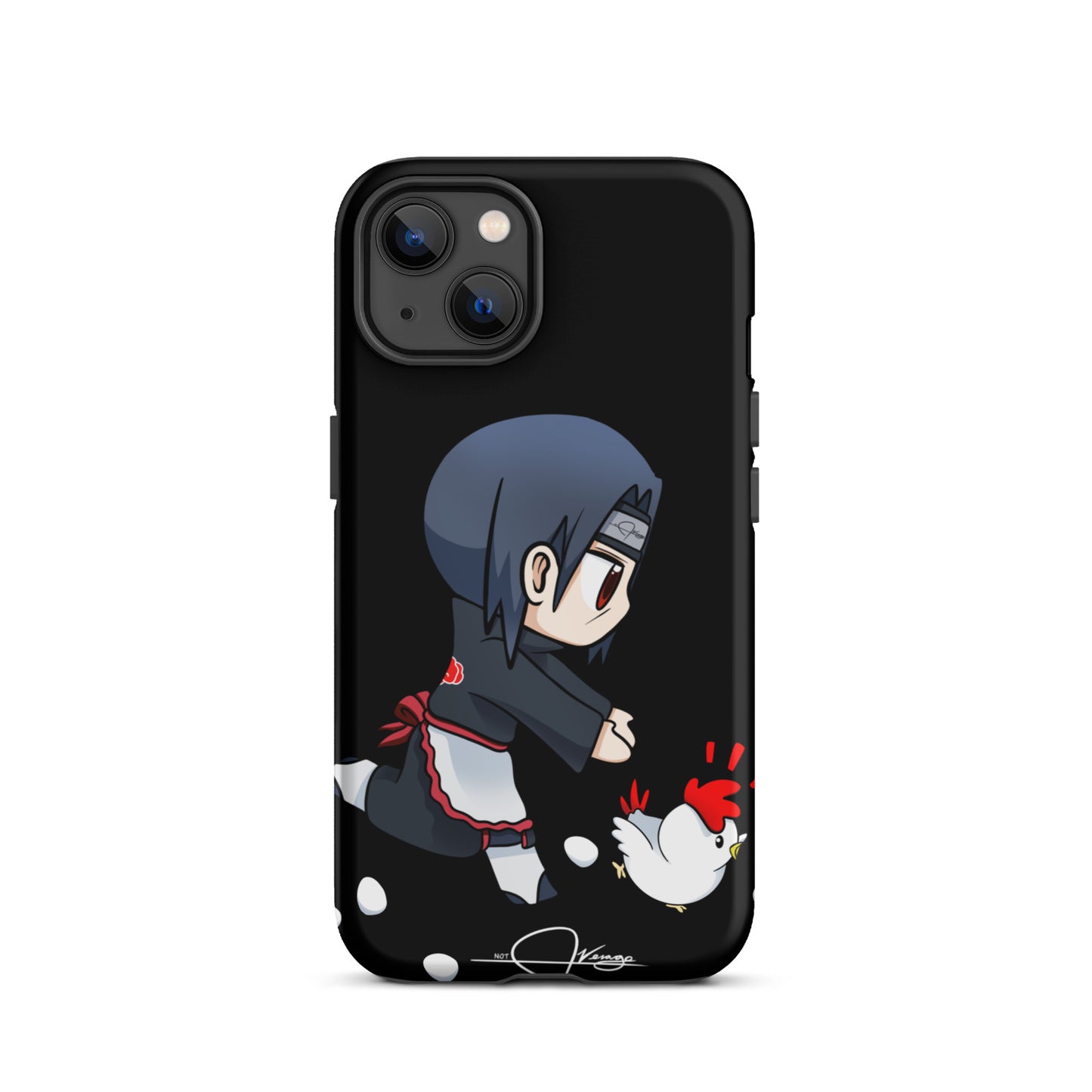 Tough iPhone case Original Chasing Chicken V2 Design by Mel