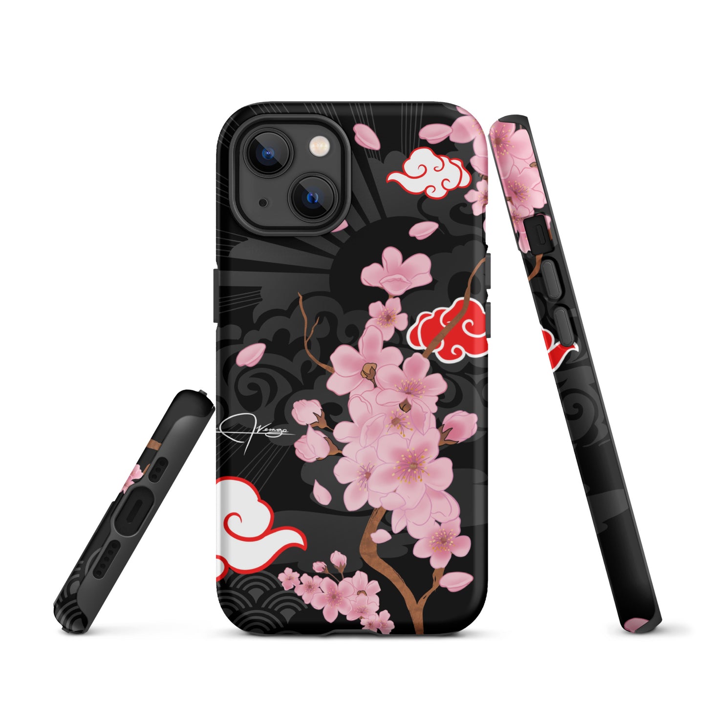 Japanese Blossom Clouds - Tough iPhone case