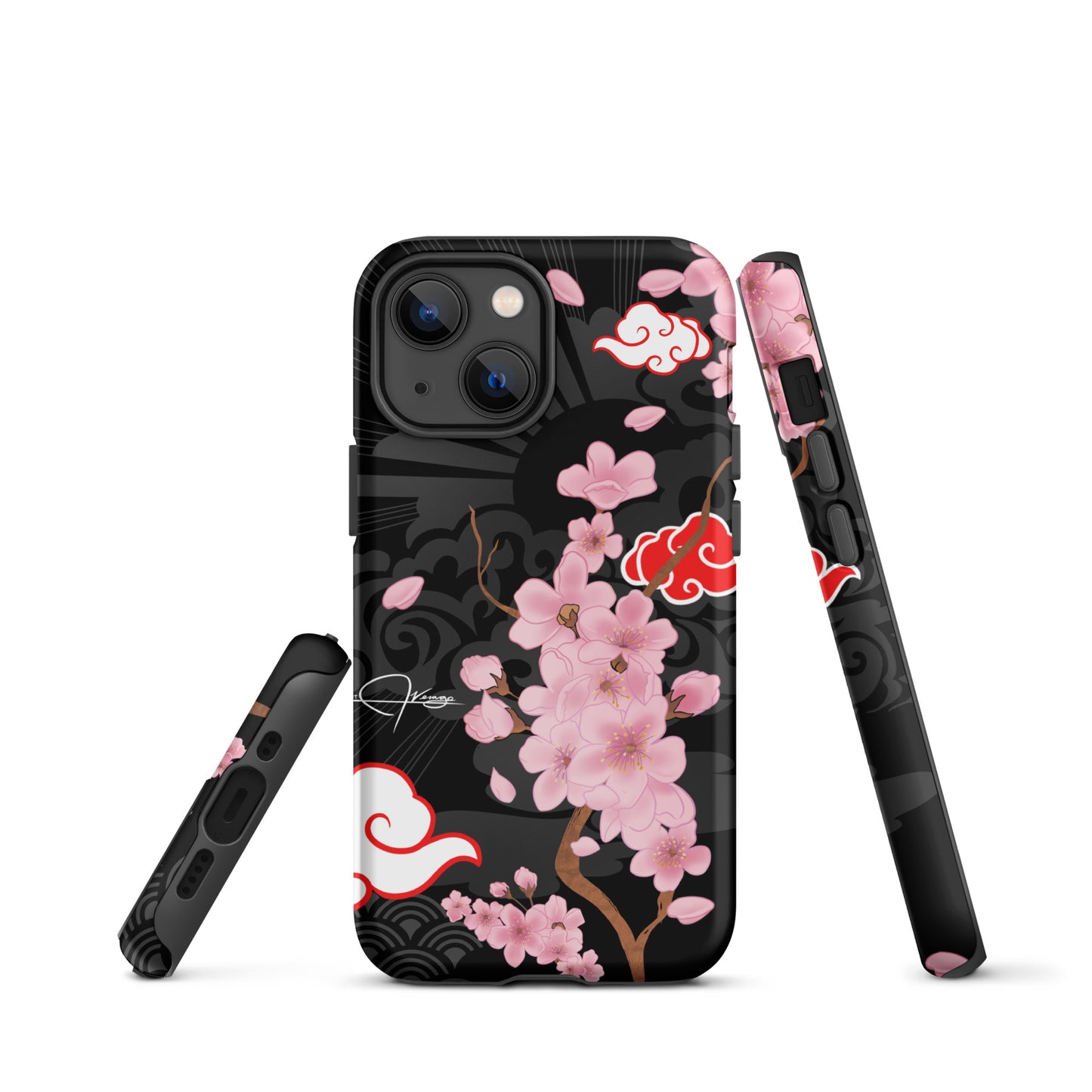 Japanese Blossom Clouds - Tough iPhone case