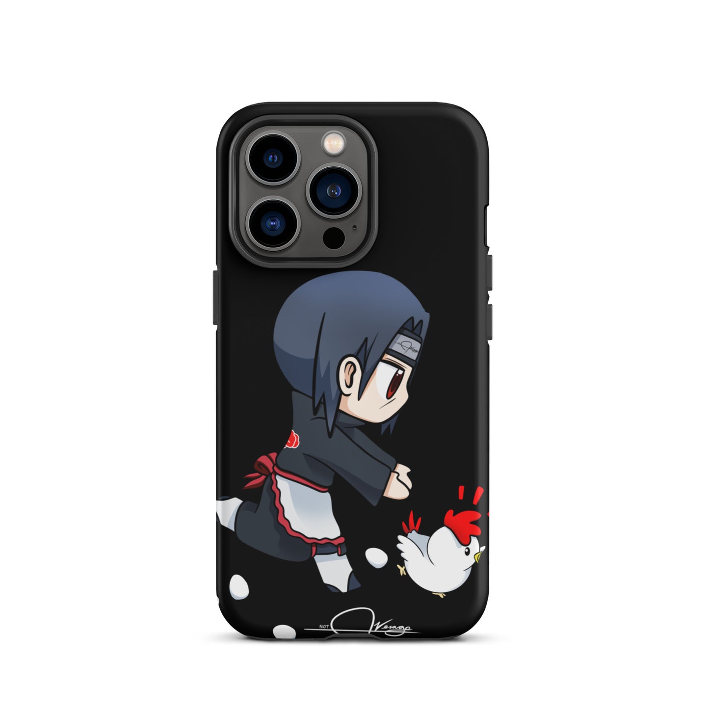 Tough iPhone case Original Chasing Chicken V2 Design by Mel