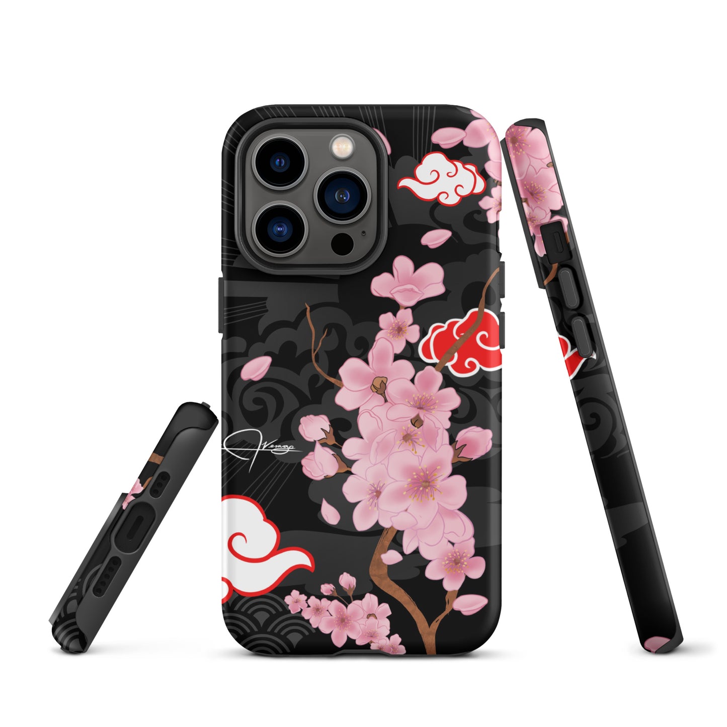 Japanese Blossom Clouds - Tough iPhone case