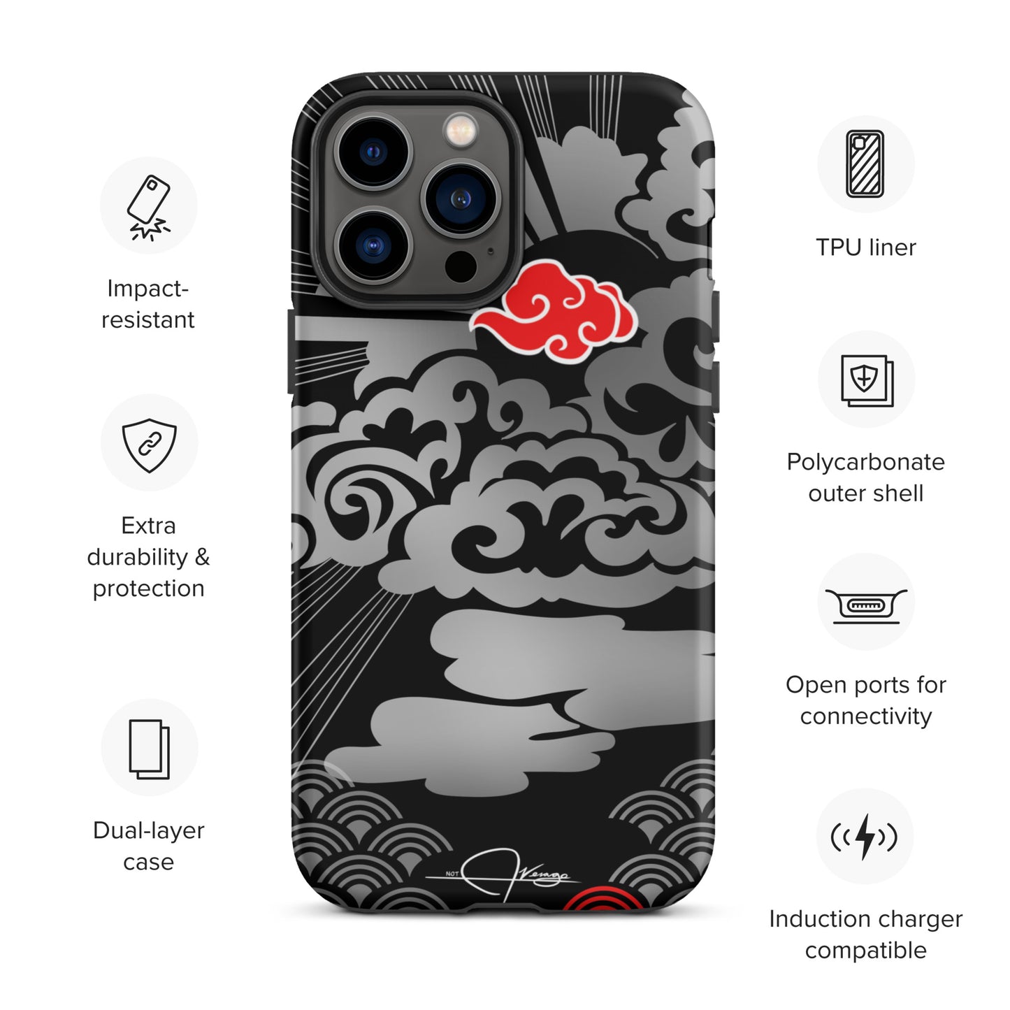 Japanese Dusk Design - Limited Edition Tough iPhone case